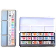 Caja Acuarelas Pastel Ed. Limitada White Nights 18 pastillas