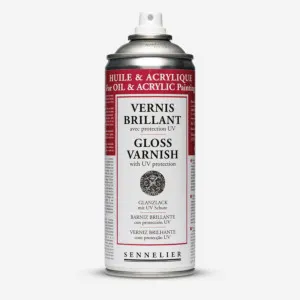 Barniz en spray universal con UV Brillante Sennelier 400 ml
