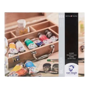Maletín de óleos Van Gogh Basics 10 colores x 40 ml + complementos