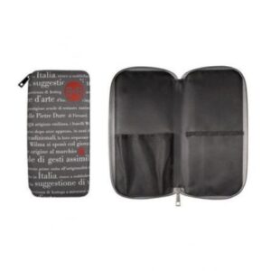 Estuche para pinceles con cremallera Borciani e Bonazzi
