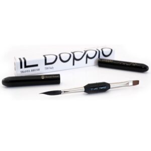 Pincel de viaje plegable Il Doppio Travel Brush #2 Serie 710 Borciani e Bonazzi