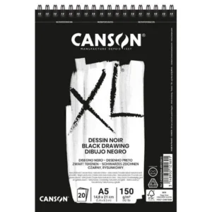 Bloc de espiral Canson XL Noir A5