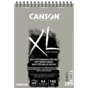 Bloc de espiral Canson XL Sand Grain Gris A4