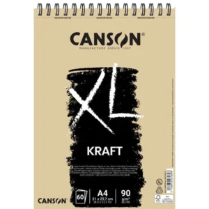 Bloc de espiral Canson XL Kraft A4