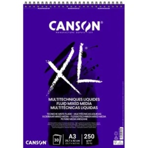 Bloc de espiral Canson XL Multitécnica Textura A3