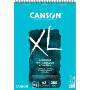 Bloc de espiral Canson XL Acuarela A3