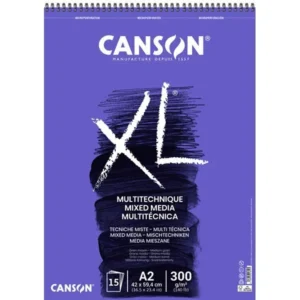Bloc de espiral Canson XL Multitécnica Textura A2