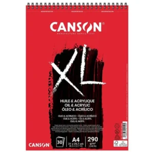 Bloc de espiral Canson XL Óleo y Acrílico A4
