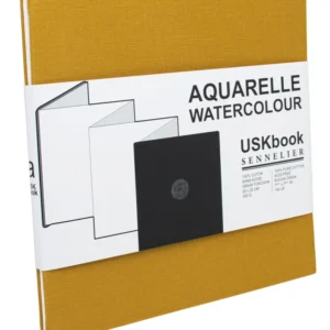 Cuaderno acordeón para acuarela USK Book Sennelier 20 x 20 cm