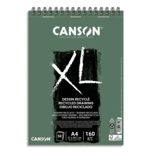 Bloc de espiral Canson XL Dibujo Reciclado A4