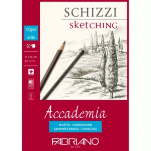 Bloc de dibujo Accademia Sketching Fabriano A4 120 gr.