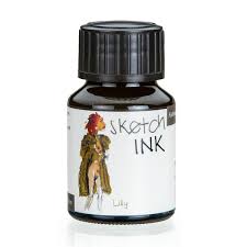 Tinta permanente SketchInk Rohrer & Klingner 50 ml.