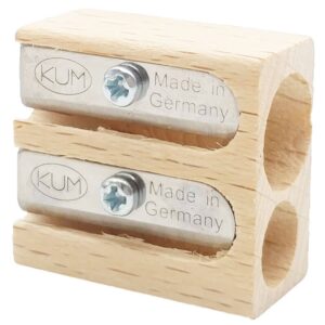 Sacapuntas doble de madera Kum