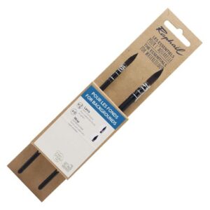 Set de 2 pinceles Aquasoft para acuarela Raphäel