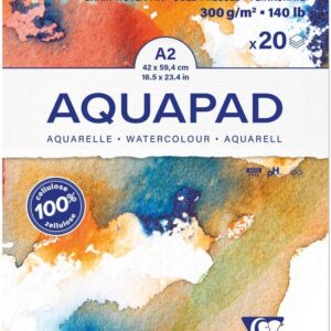 Bloc para acuarela Aquapad Clairefontaine A2 20 hojas