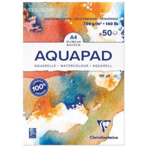 Bloc para acuarela Aquapad Clairefontaine A4 50 hojas