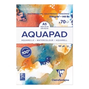 Bloc para acuarela Aquapad Clairefontaine A5 70 hojas