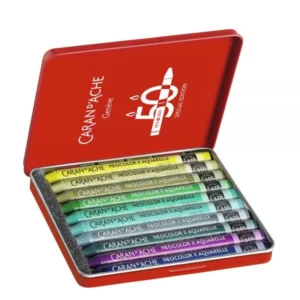Neocolor II Acuarelables Caran d'Ache Caja 10 colores Ed. Especial Lush Colors
