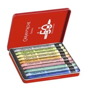 Neocolor II Acuarelables Caran d'Ache Caja 10 colores Ed. Especial Pastel Colors