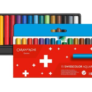 Swisscolor Ceras acuarelables Caran d'Ache 15 colores