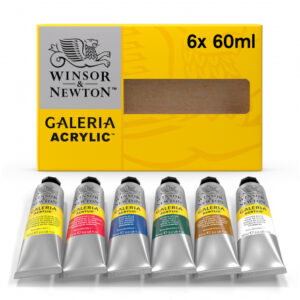 Acrílico Galeria Winsor & Newton Set 6 colores x 60 ml