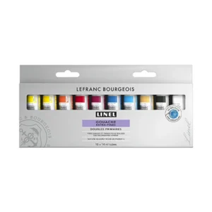 Gouache Linel Set 10 colores Lefranc & Bourgeois