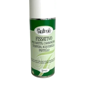Spray Fijador para lápiz, carboncillo, pastel, acuarela y témpera Divolo 400 ml