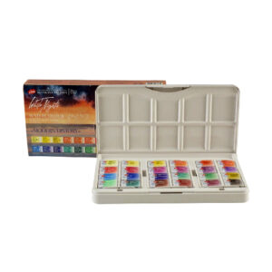 Caja de acuarelas rusas White Nights MODERN HISTORY 24 pastillas